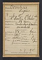 Bompeix. Eugène. 53 ans, né à St Martin d'Herbus (Haute-Vienne). Conducteur de machines. Anar. 3/7/94., Alphonse Bertillon (French, 1853–1914), Albumen silver print from glass negative