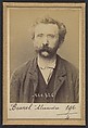 Brunel. Alexandre. 50 ans, né le 25/12/43 à Renaix (Belgique). Menuisier. Anarchiste. 3/7/94., Alphonse Bertillon (French, 1853–1914), Albumen silver print from glass negative