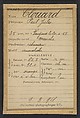 Clouard. Paul, Jules. 35 ans, né le 20/6/58 à Peugans (Manche). Rétameur. Anarchiste. 9/3/94., Alphonse Bertillon (French, 1853–1914), Albumen silver print from glass negative