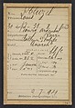 Cluzel. Louis. 30 ans, né le 31/8/63 à Bourg-Argental (Loire). Tailleur d'habits. Anarchiste. 2/7/94., Alphonse Bertillon (French, 1853–1914), Albumen silver print from glass negative