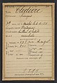 Clidière. François. 39 ans, né le 3/2/55 à Miales (Dordogne). Tailleur d'habits. Anarchiste. 9/3/94., Alphonse Bertillon (French, 1853–1914), Albumen silver print from glass negative