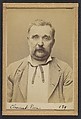 Chornat. Pierre. 50 ans, né le 20/6/44 à Letrat (Loire). Constructeur-mécanicien. Anarchiste. 2/7/94., Alphonse Bertillon (French, 1853–1914), Albumen silver print from glass negative