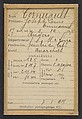 Cornuault. Joseph. 17 ans, né à Angers (Maine & Loire). Peintre eu bâtiment. Anarchiste. 7/1/94., Alphonse Bertillon (French, 1853–1914), Albumen silver print from glass negative
