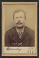 Damalix. Émile, Auguste. 37 ans, né à St-Claude (Doubs). Charpentier. Anarchiste. 19/3/94., Alphonse Bertillon (French, 1853–1914), Albumen silver print from glass negative