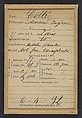 Cottée. Edouard, Eugène. 37 ans, né à Paris XVle. Artiste-peintre. Vol par complicité. 6/2/92., Alphonse Bertillon (French, 1853–1914), Albumen silver print from glass negative