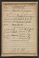 Court. Jean-Claude. 58 ans, né à Cherissey-le-M. (Haute-Savoie). Marchand de pains d'épices. Anarchiste. 17/3/94, Alphonse Bertillon (French, 1853–1914), Albumen silver print from glass negative