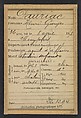 Dauriac. Henri, Georges. 36 ans, né à Memphis (USA). Agent d'affaires. Extortion de fonds. 22/12/94., Alphonse Bertillon (French, 1853–1914), Albumen silver print from glass negative