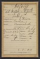 Defosse. Claude (dit Delfosse ou Lafosse). 29 ans, né à Arbeuf (Nièvre). Cocher. Anarchiste. 2/1/94., Alphonse Bertillon (French, 1853–1914), Albumen silver print from glass negative