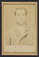 Dauriac. Henri, Georges. 36 ans, né à Memphis (USA). Agent d'affaires. Extortion de fonds. 22/12/94., Alphonse Bertillon (French, 1853–1914), Albumen silver print from glass negative