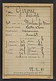 Giroux. Hippolyte. 34 ans, né à Montreuil les Mines (Saone & Loire). Mécanicien. Anarchiste. 28/2/94., Alphonse Bertillon (French, 1853–1914), Albumen silver print from glass negative