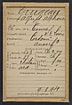 Grugeau. Alfred, Alphonse. 26 ans, né à Tours (Indre & Loire). Cordonnier. Anarchiste. 9/3/94., Alphonse Bertillon (French, 1853–1914), Albumen silver print from glass negative