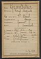 Grandidier. Louis, Auguste. 20 ans, né à St-Denis (Seine). Journalier. Anarchiste. 1/3/94., Alphonse Bertillon (French, 1853–1914), Albumen silver print from glass negative