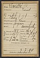 Leveillé. Louis. 37 ans, né le 7/7/57 à Cliche (Seine). Forgeron. Anarchiste. 7/7/94., Alphonse Bertillon (French, 1853–1914), Albumen silver print from glass negative