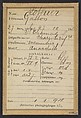 Lothier. Gaston. 27 ans, né le 27/12/66 à St Thomas (Charente-Inférieure). Menuisier. Anarchiste. 1/1/94., Alphonse Bertillon (French, 1853–1914), Albumen silver print from glass negative