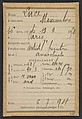 Luce. Maximilien. 36 ans, né le 13/3/58 à Paris VIIe. Artiste-peintre. Anarchiste. 6/7/94., Alphonse Bertillon (French, 1853–1914), Albumen silver print from glass negative