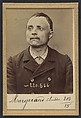 Margerand. Claude. 32 ans, né le 24/3/61 à Beaujeu (Rhône). Cordonnier. Anarchiste. 3/7/94., Alphonse Bertillon (French, 1853–1914), Albumen silver print from glass negative