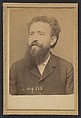 Matha., Alphonse Bertillon (French, 1853–1914), Albumen silver print from glass negative