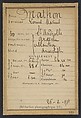 Mathon. Louis Marius. 30 ans, né à St Andiolle (Ardèche). Ferblantier. Anarchiste. 26/2/94., Alphonse Bertillon (French, 1853–1914), Albumen silver print from glass negative
