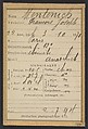 Mentenich. François, Joseph. 22 ans, né le 3/10/71 à Paris XIIe. Ébéniste. Anarchiste. 2/7/94., Alphonse Bertillon (French, 1853–1914), Albumen silver print from glass negative