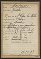 Mérigeau. Jacques. 35 ans, né à St-Léger-les-Melles (Deux Sèvres). Ébéniste. 19/12/93., Alphonse Bertillon (French, 1853–1914), Albumen silver print from glass negative