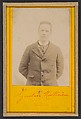 Mathieu. Gustave., Alphonse Bertillon (French, 1853–1914), Albumen silver print from glass negative
