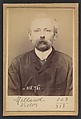Millard. Victor. 53 ans, né le 5/6/40 à Moyon (Oise). Cordonnier. 16/3/94., Alphonse Bertillon (French, 1853–1914), Albumen silver print from glass negative
