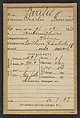 Parisis. Charles. 20 ans, né à Aubervilliers (Seine). Tailleur d'habits. Outrages anarchistes. 10/7/93., Alphonse Bertillon (French, 1853–1914), Albumen silver print from glass negative