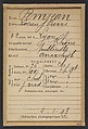 Pemjean. Lucien, Pierre. 32 ans, né à Lyon (Rhône). Publiciste. Anarchiste. 2/1/93., Alphonse Bertillon (French, 1853–1914), Albumen silver print from glass negative