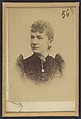 Pelgrom. Elise (femme Schouppe). Deux photographies, dont une légendée: Reprod. faite 22/2/93., Alphonse Bertillon (French, 1853–1914), Albumen silver print from glass negative