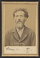 Pidoux. Jean. Victor. 45 ans, né au Châtelet (Seine-et-Marne). Estampeur de métaux. Anarchiste 2/7/94., Alphonse Bertillon (French, 1853–1914), Albumen silver print from glass negative