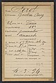 Perot. Gaston, Auguste. 22 ans, né à Paris XVllle. Journalier. Anarchiste. 4/3/94., Alphonse Bertillon (French, 1853–1914), Albumen silver print from glass negative