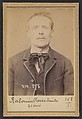 Raboin. Émile, Pierre. 41 ans, né à Ouzoir-sur-Loire (Loiret). Distillateur. Assoc. de malfaiteurs. 28/2/94, Alphonse Bertillon (French, 1853–1914), Albumen silver print from glass negative