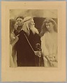 King Lear Alotting His Kingdom to His Three Daughters, Julia Margaret Cameron  British, born India, Albumen silver print from glass negative