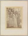 [Ceylonese Group by a Tree], Julia Margaret Cameron  British, born India, Albumen silver print from glass negative