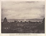 Pugahm Myo: Distant View of Gauda-palen Pagoda, Linnaeus Tripe (British, Devonport (Plymouth Dock) 1822–1902 Devonport), Albumen silver print from waxed(?) paper negative