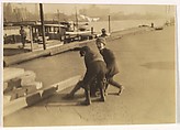 [Boys, Waterfront, New York], Berenice Abbott  American, Gelatin silver print