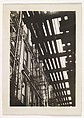 [New York Album: Fire Escapes], Berenice Abbott  American, Gelatin silver print