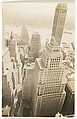 [Aerial View, Lower Manhattan, New York], Berenice Abbott  American, Gelatin silver print