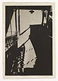 [New York Album: Stairs to Street Level at an Elevated Train Line Station], Berenice Abbott  American, Gelatin silver print