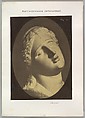Figure 73: Head of Niobe, Guillaume-Benjamin-Amand Duchenne de Boulogne French, Albumen silver print from glass negative