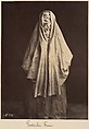 Femme turque en toilette de ville, Félix Bonfils  French, Albumen silver print from glass negative