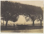 View from the French Academy at the Villa Medici, Giacomo Caneva  Italian, Salted paper print from paper negative