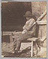 Seated Lad, Calvert Richard Jones  British, Welsh, Salted paper print from paper negative