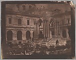 Benedictine Convent, Catania, George Wilson Bridges  British, Salted paper print from paper negative