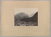 View of the Arruns Pass and Peak from the Pont de Soubé, John Stewart  British, Scottish, Salted paper print from paper negative, Blanquart Evrard process