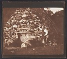 Highland Hut, Loch Katrine, William Henry Fox Talbot  British, Salted paper print from paper negative
