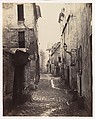 Rue Traversine (from the Rue d'Arras), Charles Marville French, Albumen silver print from glass negative