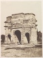 [Roman Arch at Orange], Edouard Baldus (French (born Prussia), 1813–1889), Salted paper print from paper negative