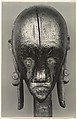[Ancestral Figure, Head, Gabon], Walker Evans  American, Gelatin silver print
