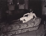 [Nude with a Mask], E. J. Bellocq  American, Gelatin silver print from glass negative